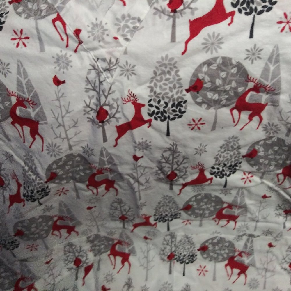 Christmas Scrub Top